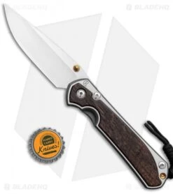 Chris Reeve Large Sebenza 31 MagnaCut Frame Lock Knife Bog Oak (3.625" SW) -Chris Reeve Knives Shop Chris Reeve Large Sebenza 31 Bog Oak Double Single Lug Satin BHQ 98948 jr bottlecap