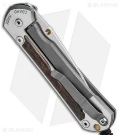 Chris Reeve Large Sebenza 31 MagnaCut Frame Lock Knife Bog Oak (3.625" SW) -Chris Reeve Knives Shop Chris Reeve Large Sebenza 31 Bog Oak Double Single Lug Satin BHQ 98948 jr side