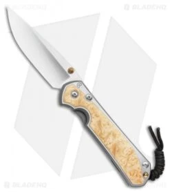 Chris Reeve Large Sebenza 31 Box Elder Double Thumb Lug (3" Satin)