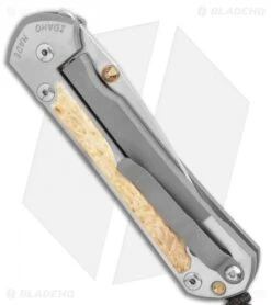 Chris Reeve Large Sebenza 31 Box Elder Double Thumb Lug (3" Satin) -Chris Reeve Knives Shop Chris Reeve Large Sebenza 31 Box Elder Double Thumb Lug BHQ 98961 LS Side