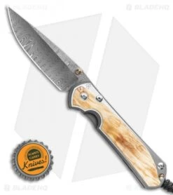 Chris Reeve Large Sebenza 31 Inlay Box Elder (3.6" Ladder Damascus) 7 Chris Reeve Large Sebenza 31 Inlay Box Elder (3.6" Ladder Damascus) -Chris Reeve Knives Shop Chris Reeve Large Sebenza 31 Box Elder Ladder Damascus BHQ 98960 LS Bottlecap