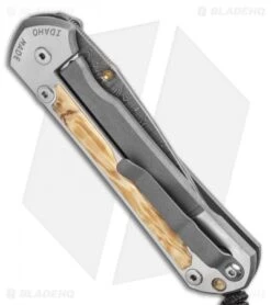 Chris Reeve Large Sebenza 31 Inlay Box Elder (3.6" Ladder Damascus) 6 Chris Reeve Large Sebenza 31 Inlay Box Elder (3.6" Ladder Damascus) -Chris Reeve Knives Shop Chris Reeve Large Sebenza 31 Box Elder Ladder Damascus BHQ 98960 LS Side