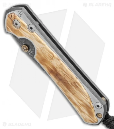 Chris Reeve Large Sebenza 31 Inlay Box Elder (3.6" Ladder Damascus) 2 Chris Reeve Large Sebenza 31 Inlay Box Elder (3.6" Ladder Damascus) - Image 2