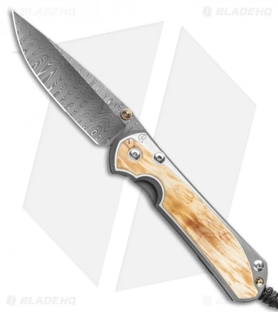 Chris Reeve Large Sebenza 31 Inlay Box Elder (3.6" Ladder Damascus) 1 Chris Reeve Large Sebenza 31 Inlay Box Elder (3.6" Ladder Damascus)