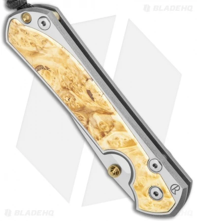 Chris Reeve Large Sebenza 31 Left Hand Frame Lock Knife Box Elder Burl (Satin) 3 Chris Reeve Large Sebenza 31 Left Hand Frame Lock Knife Box Elder Burl (Satin) - Image 3