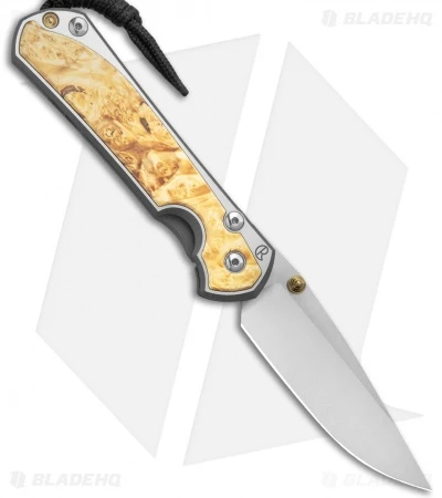 Chris Reeve Large Sebenza 31 Left Hand Frame Lock Knife Box Elder Burl (Satin) 1 Chris Reeve Large Sebenza 31 Left Hand Frame Lock Knife Box Elder Burl (Satin)