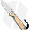 Chris Reeve Large Sebenza 31 Frame Lock Knife Box Elder Burl (3.625" SW)