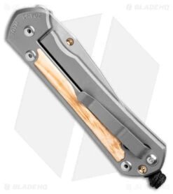 Chris Reeve Large Sebenza 31 Frame Lock Knife Box Elder Burl (3.625" SW) -Chris Reeve Knives Shop Chris Reeve Large Sebenza 31 FL Box Elder Burl SW BHQ 98964 jr side