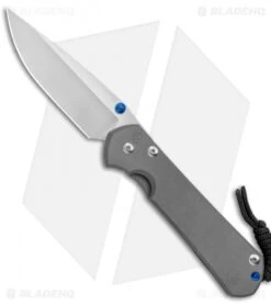 Chris Reeve Large Sebenza 31 Frame Lock Knife Titanium (3.625" SW Double Lug)