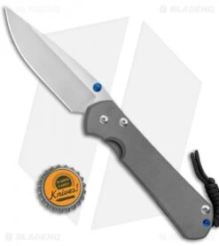 Chris Reeve Large Sebenza 31 Frame Lock Knife Titanium (3.625" SW Double Lug) -Chris Reeve Knives Shop Chris Reeve Large Sebenza 31 FL Double Lug SW BHQ 98932 jr bottlecap