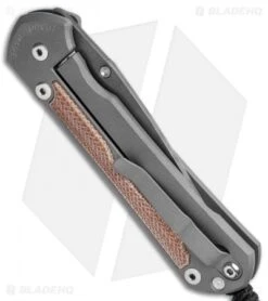 Chris Reeve Large Sebenza 31 Natural Micarta Ladder Damascus -Chris Reeve Knives Shop Chris Reeve Large Sebenza 31 FL Natural Micarta Ladder Damascus BHQ 98942 jr side