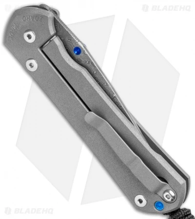 Chris Reeve Large Sebenza 31 Frame Lock Knife Ti (3.625" Raindrop Damascus) 3 Chris Reeve Large Sebenza 31 Frame Lock Knife Ti (3.625" Raindrop Damascus) - Image 3