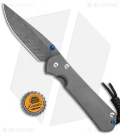 Chris Reeve Large Sebenza 31 Frame Lock Knife Ti (3.625" Boomerang Damascus) -Chris Reeve Knives Shop Chris Reeve Large Sebenza 31 FL Ti Boomerang Damascus BHQ 99034 jr bottlecap