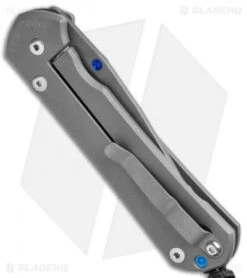 Chris Reeve Large Sebenza 31 Frame Lock Knife Ti (3.625" Boomerang Damascus) -Chris Reeve Knives Shop Chris Reeve Large Sebenza 31 FL Ti Boomerang Damascus BHQ 99034 jr side