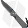 Chris Reeve Large Sebenza 31 Frame Lock Knife Titanium (3.625" Ladder Damascus)