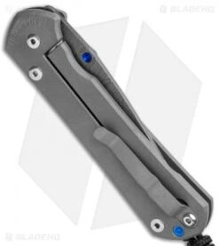 Chris Reeve Large Sebenza 31 Frame Lock Knife Titanium (3.625" Ladder Damascus) -Chris Reeve Knives Shop Chris Reeve Large Sebenza 31 FL Ti Ladder Damascus BHQ 99025 jr side