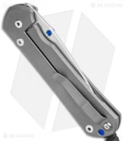 Chris Reeve Large Sebenza 31 Frame Lock Knife Titanium (3.6" Stonewash) -Chris Reeve Knives Shop Chris Reeve Large Sebenza 31 FL Ti SW L31 1000 BHQ 98929 jr side