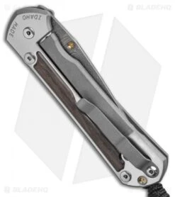 Chris Reeve Large Sebenza 31 Inlay Bog Oak (3.6" Ladder Damascus) -Chris Reeve Knives Shop Chris Reeve Large Sebenza 31 Inlay Bog Oak Ladder Damascus BHQ 98952 LS Side