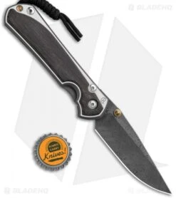 Chris Reeve Large Sebenza 31 Bog Oak (3.62" Boomerang Damascus) Left Hand -Chris Reeve Knives Shop Chris Reeve Large Sebenza 31 LEFT HAND Bog Oak Boomerang Damascus BHQ 118511 JR bottlecap