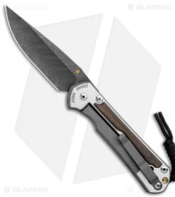 Chris Reeve Large Sebenza 31 Bog Oak (3.62" Boomerang Damascus) Left Hand -Chris Reeve Knives Shop Chris Reeve Large Sebenza 31 LEFT HAND Bog Oak Boomerang Damascus BHQ 118511 JR left