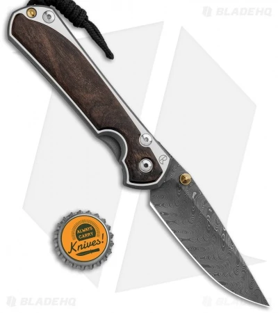 Chris Reeve Large Sebenza 31 Macassar Ebony (3.62" Boomerang Damascus) Left Hand 5 Chris Reeve Large Sebenza 31 Macassar Ebony (3.62" Boomerang Damascus) Left Hand - Image 5