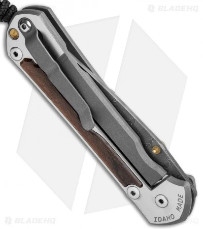 Chris Reeve Large Sebenza 31 Macassar Ebony (3.62" Boomerang Damascus) Left Hand 4 Chris Reeve Large Sebenza 31 Macassar Ebony (3.62" Boomerang Damascus) Left Hand - Image 4