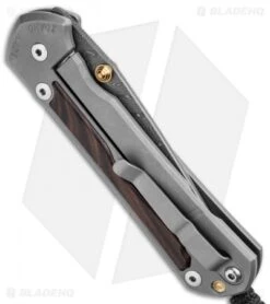 Chris Reeve Large Sebenza 31 Knife Macassar Ebony (3.625" Boomerang Dam.) -Chris Reeve Knives Shop Chris Reeve Large Sebenza 31 Macassar Ebony Boomerang Damascus BHQ 137271 jr side