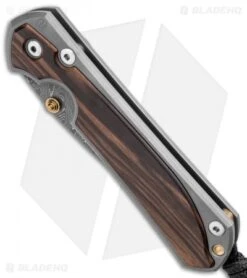 Chris Reeve Large Sebenza 31 Knife Macassar Ebony (3.625" Boomerang Dam.) -Chris Reeve Knives Shop Chris Reeve Large Sebenza 31 Macassar Ebony Boomerang Damascus BHQ 137271 jr spine