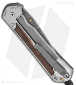 Chris Reeve Large Sebenza 31 Macassar Inlay (3.6" Ladder Damascus) -Chris Reeve Knives Shop Chris Reeve Large Sebenza 31 Macassar Ebony Ladder Damascus BHQ 98968 LS Side