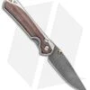 Chris Reeve Large Sebenza 31 Knife Macassar Ebony Ladder Dam. Left-Hand (3.625")