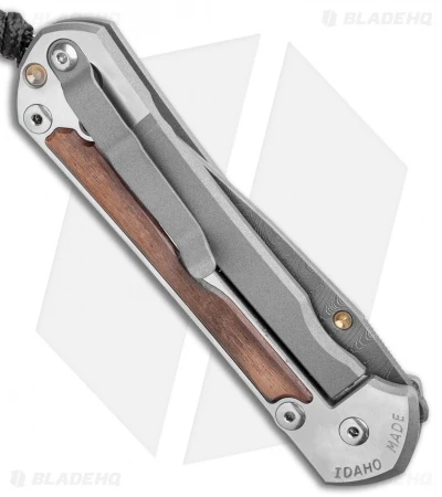 Chris Reeve Large Sebenza 31 Knife Macassar Ebony Ladder Dam. Left-Hand (3.625") 3 Chris Reeve Large Sebenza 31 Knife Macassar Ebony Ladder Dam. Left-Hand (3.625") - Image 3