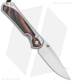 Chris Reeve Left-Hand Large Sebenza 31 Knife Macassar Ebony (3.625" Satin)