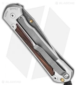 Chris Reeve Large Sebenza 31 Macassar Ebony Raindrop (3.6" Damascus) 6 Chris Reeve Large Sebenza 31 Macassar Ebony Raindrop (3.6" Damascus) -Chris Reeve Knives Shop Chris Reeve Large Sebenza 31 Macassar Ebony Raindrop Damascus BHQ 98971 LS Side