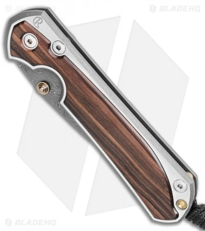 Chris Reeve Large Sebenza 31 Macassar Ebony Raindrop (3.6" Damascus) 2 Chris Reeve Large Sebenza 31 Macassar Ebony Raindrop (3.6" Damascus) - Image 2