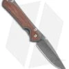 Chris Reeve Left Hand Large Sebenza 31 Natural Micarta Ladder Damascus