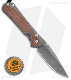 Chris Reeve Left Hand Large Sebenza 31 Natural Micarta Ladder Damascus -Chris Reeve Knives Shop Chris Reeve Large Sebenza 31 Natural Micarta Ladder Damascus Left Hand BHQ 98941 LS Bottlecap