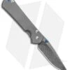 Chris Reeve Left-Hand Large Sebenza 31 Knife Ti (3.625" Raindrop Damascus)