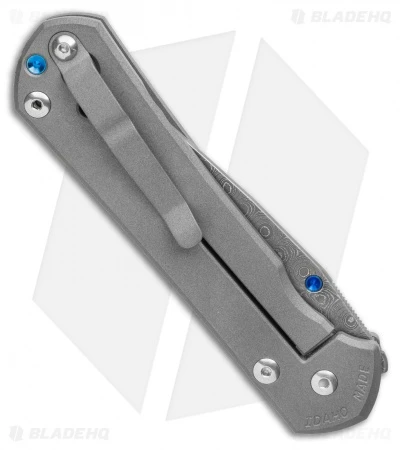 Chris Reeve Left-Hand Large Sebenza 31 Knife Ti (3.625" Raindrop Damascus) 3 Chris Reeve Left-Hand Large Sebenza 31 Knife Ti (3.625" Raindrop Damascus) - Image 3