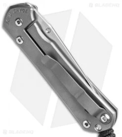 Chris Reeve Large Sebenza 31 Tanto Knife BB Ti (3.5" SW) 6 Chris Reeve Large Sebenza 31 Tanto Knife BB Ti (3.5" SW) -Chris Reeve Knives Shop Chris Reeve Large Sebenza 31 Tanto Frame Lock Knife 3in 5cm Stonewash BHQ 13954 td side