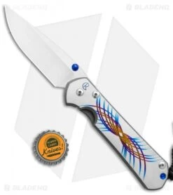 Chris Reeve Large Sebenza 31 Knife Unique Graphic Blue Swirl (3.6" Satin) -Chris Reeve Knives Shop Chris Reeve Large Sebenza 31 Unique Graphic Blue Swirl BHQ 113447 jr bottlecap