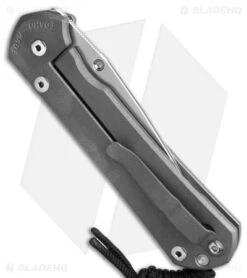 Chris Reeve Large Sebenza 31 Knife Unique Graphic Hematite Cabochon (3.6") -Chris Reeve Knives Shop Chris Reeve Large Sebenza 31 Unique Graphic Hematite Cabochon Polished A BHQ 113427 td side