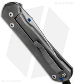 Chris Reeve Large Sebenza 21 Graphic Blue Sapphire Cabochon (Satin) -Chris Reeve Knives Shop Chris Reeve Large Sebenza Graphic Blue Sapphire Cabochon BHQ 68561 jr side