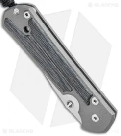 Chris Reeve Left-Hand Large Sebenza 21 Drop Point Black Micarta (3.625" SW) -Chris Reeve Knives Shop Chris Reeve Left Hand Large Sebenza 21 DP Black Micarta SW BHQ 111736 jr spine