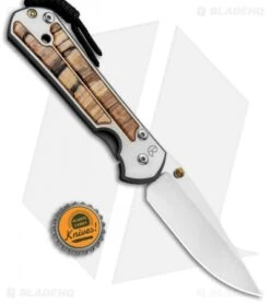 Chris Reeve Left Hand Large Sebenza 21 Knife Spalted Beech (3.6" Stonewash) -Chris Reeve Knives Shop Chris Reeve Left Hand Large Sebenza 21 Spalted Beech SW L21 1163 BHQ 87893 jr bottlecap