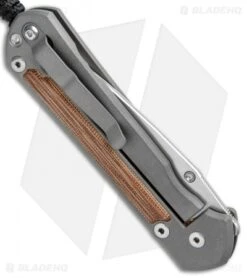 Chris Reeve Left-Hand Large Sebenza 21 Drop Point Micarta (3.625" SW) -Chris Reeve Knives Shop Chris Reeve Left Hand Sebenza 21 DP Micarta SW BHQ 94351 jr side