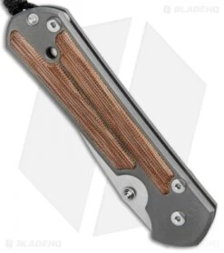 Chris Reeve Left-Hand Large Sebenza 21 Drop Point Micarta (3.625" SW) -Chris Reeve Knives Shop Chris Reeve Left Hand Sebenza 21 DP Micarta SW BHQ 94351 jr spine