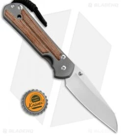 Chris Reeve Left-Hand Large Sebenza 21 Sheepsfoot Micarta (3.625" SW) -Chris Reeve Knives Shop Chris Reeve Left Hand Sebenza 21 Sheepsfoot Micarta SW BHQ 94350 jr bottlecap