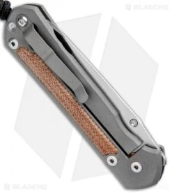 Chris Reeve Left-Hand Large Sebenza 21 Sheepsfoot Micarta (3.625" SW) -Chris Reeve Knives Shop Chris Reeve Left Hand Sebenza 21 Sheepsfoot Micarta SW BHQ 94350 jr side