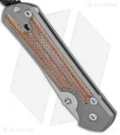 Chris Reeve Left-Hand Small Sebenza 21 Tanto Natural Micarta Inlays (2.9" SW) -Chris Reeve Knives Shop Chris Reeve Left Hand Small Sebenza 21 Tanto Natural Micarta Inlays Satin BHQ 94348 jr spine