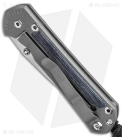 Chris Reeve Left Hand Small Sebenza 31 Knife Black Micarta Double Lug (3" SW) -Chris Reeve Knives Shop Chris Reeve Left Hand Small Sebenza 31 Black Micarta Double Lug SW BHQ 145386 jr side